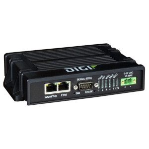 Digi IX20 Cat 7 LTE-Advanced Router with Digi 360, GNSS, WiFi optional, 2 ethernet